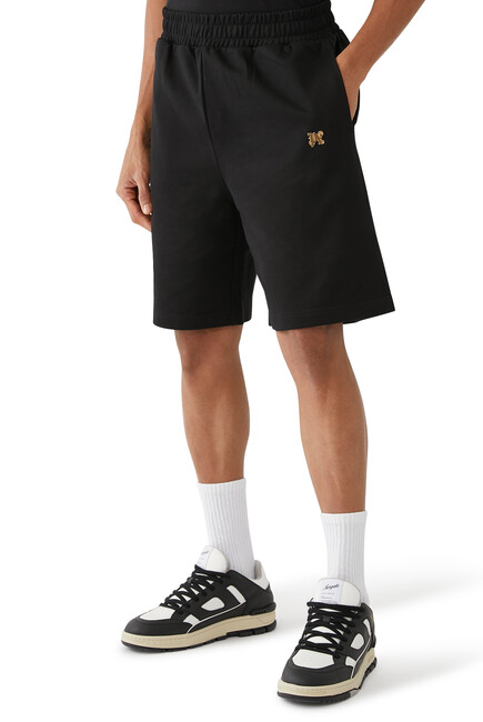 Monogram Pin Sweat Shorts